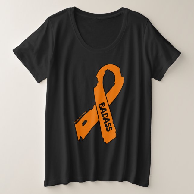 Camiseta Plus Size Fita rasgada/Badass...RSD/CRPS (Frente do Design)