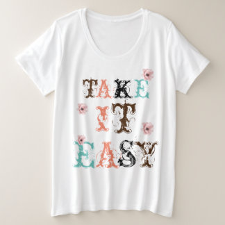 Camiseta Plus Size Fllowers t-shirt feminina