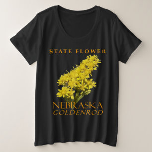 Camiseta Plus Size Flor do Território de Nebraska Soldiago gigantean