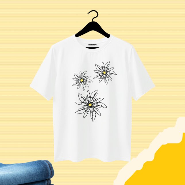 Camiseta Plus Size Flores (Criador carregado)