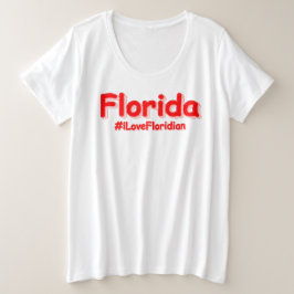 Camiseta Plus Size "Flórida" Design. Comprar Agora