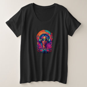 Camiseta Plus Size Fluxo de Fusão