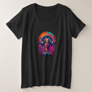 Camiseta Plus Size Fluxo de Fusão