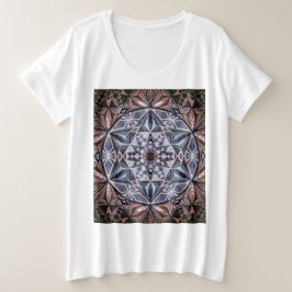 Camiseta Plus Size Formas de Cristal