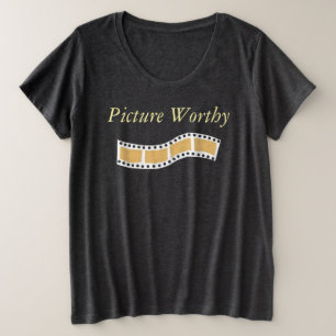 Camiseta Plus Size Foto digna de T-Shirt
