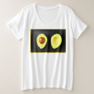 Camiseta Plus Size Foto "Fruta Avocado". Compre agora
