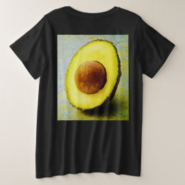 Camiseta Plus Size Foto "Half Avocado". Compre agora