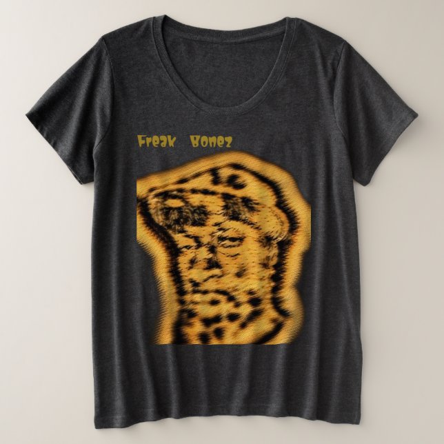 Camiseta Plus Size Freak Bonez (Frente do Design)