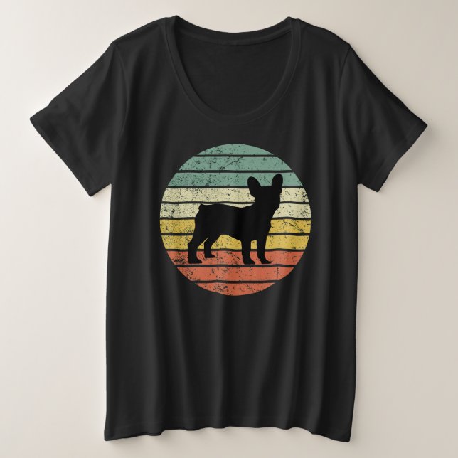 Camiseta Plus Size Frenchie T-Shirt (Frente do Design)