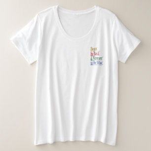 Camiseta Plus Size Frente (canto) - Cotação de Horácio Mágico Mais Te