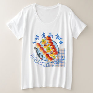 Camiseta Plus Size Frequência de Croque Perfeito – Kawaii Tang Hul Fa