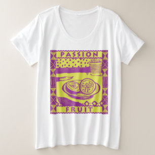 Camiseta Plus Size Fruta de Paixão