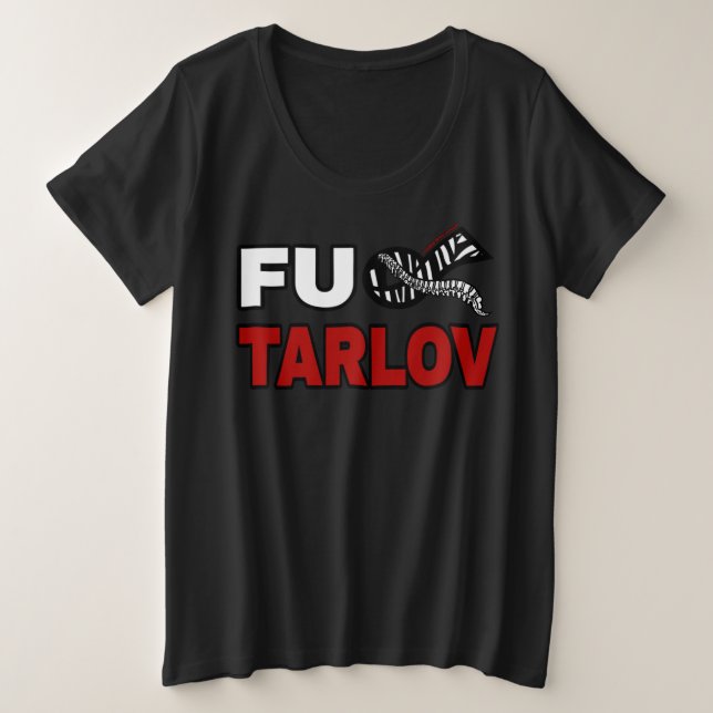 Camiseta Plus Size FU Tarlov Cyst (Frente do Design)