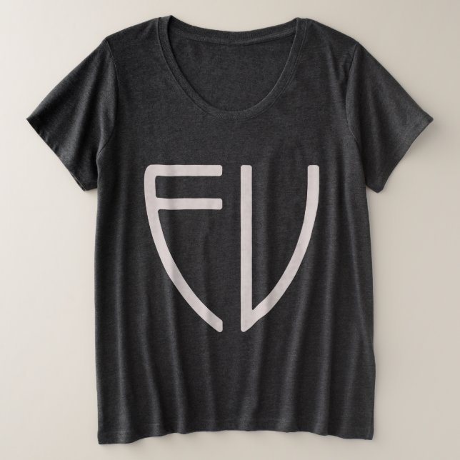Camiseta Plus Size FV Basic T Shirt (Frente do Design)