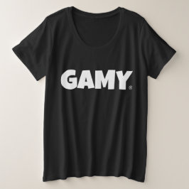 Camiseta Plus Size GAMY® White Logo Damen
