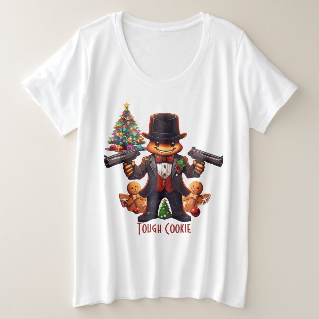 Camiseta Plus Size Gangster Gingerpão (Frente do Design)