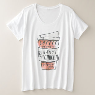 Camiseta Plus Size Garotas Gilmore Café Por Favor