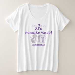 Camiseta Plus Size Garotas Gilmore Mundo de Pancake de Al
