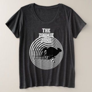 Camiseta Plus Size Gato Engraçado