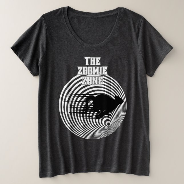 Camiseta Plus Size Gato Engraçado (Frente do Design)