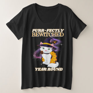 Camiseta Plus Size Gato Negro