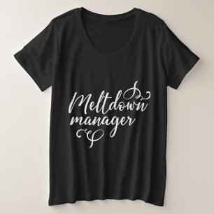 Camiseta Plus Size Gerenciador de fusão