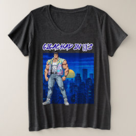 CAMISETA PLUS SIZE GIGACHAD EM 80S
