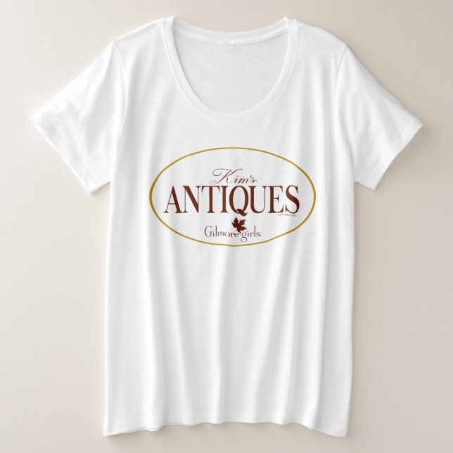 Camiseta Plus Size Gilmore Girls | Antiguidades de Kim (Frente do Design)
