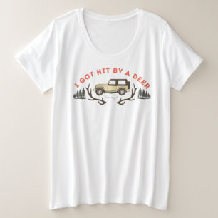 Camiseta Plus Size Gilmore Girls I got hit by a Deer