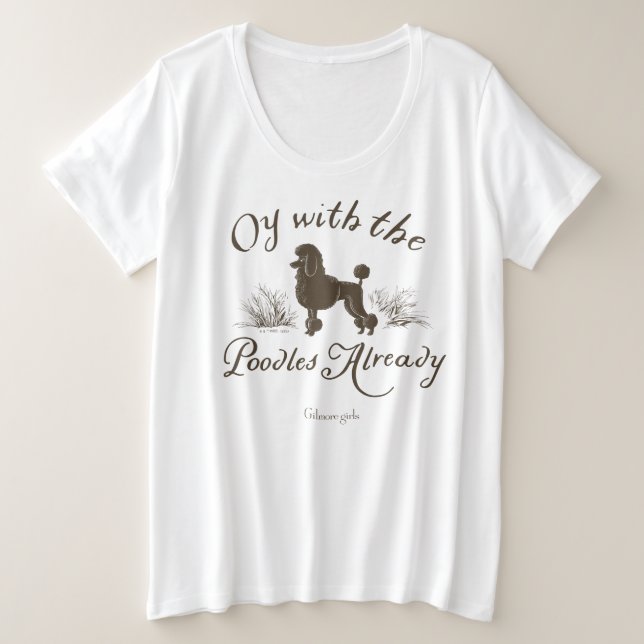 Camiseta Plus Size Gilmore Girls | Oy com o PoodlesDesign (Frente do Design)