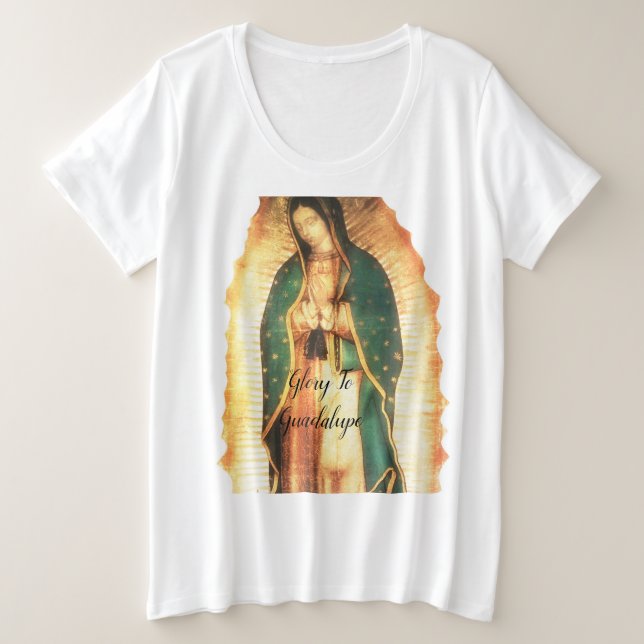 Camiseta Plus Size Glória a Guadalupe (Frente do Design)