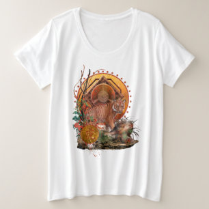 Camiseta Plus Size "GLÓRIA DO TIGRE" Tigre Malaio