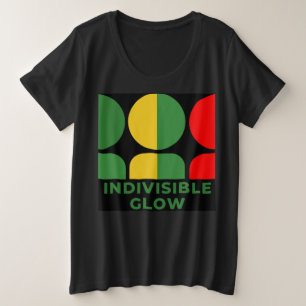 CAMISETA PLUS SIZE GLOW JUNETEENTH PLUS