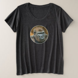 Camiseta Plus Size Gorilla Lope (Design redondo)