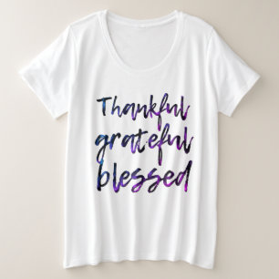 Camiseta Plus Size Graças a Deus, abençoado