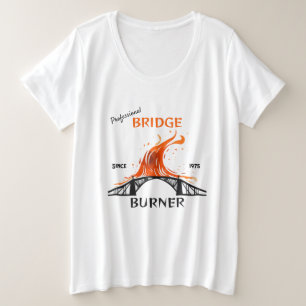 Camiseta Plus Size Gravador de ponte profissional