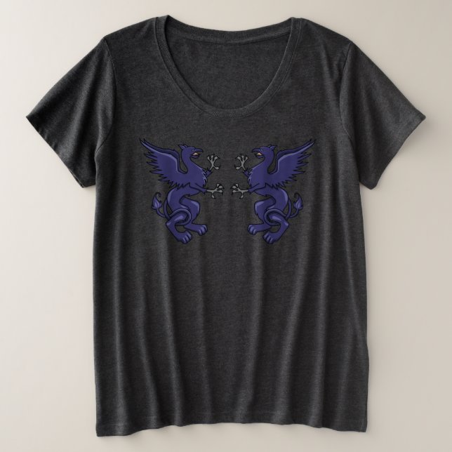Camiseta Plus Size Griffin Crest T-Shirt (Frente do Design)