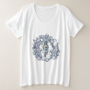 Camiseta Plus Size Grinalda do Nutcracker do White Christmas