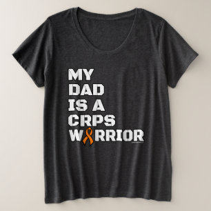 Camiseta Plus Size Guerreiro/Bloqueio/Pai...CRPS