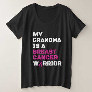 Camiseta Plus Size Guerreiro/Bloqueio/Vovó...Cancer de peito