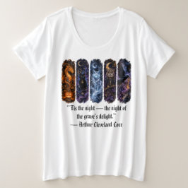 Camiseta Plus Size Halloween Assustador