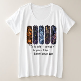 Camiseta Plus Size Halloween Assustador