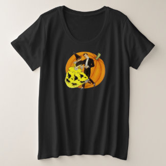 Camiseta Plus Size Halloween dançante - Spooky e Divertido