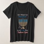 Camiseta Plus Size Hanukkah.. Tarlov Cyst Plus T-Shirt Tamanho<br><div class="desc">camisa</div>