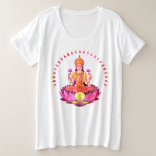 Camiseta Plus Size Happy Diwali - Deepalavi Lakshmi Goddese 1