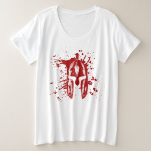 Camiseta Plus Size Helmet Spartan American Spartan Molon Labe