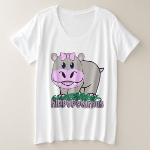 Camiseta Plus Size Hippopotamus