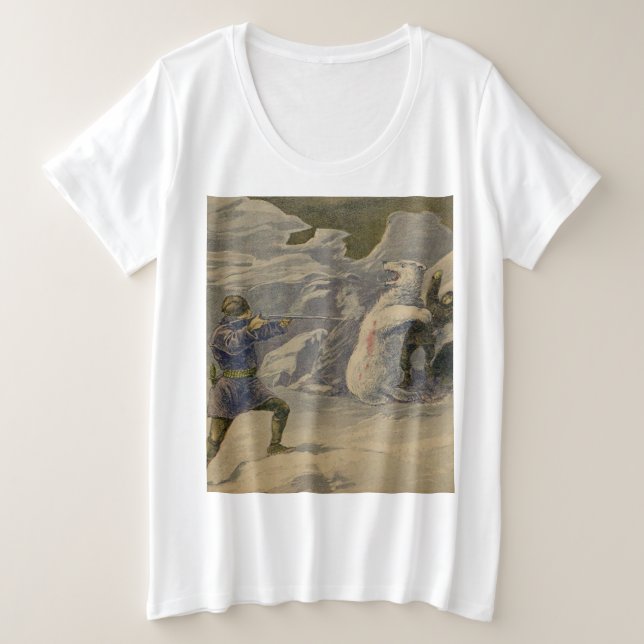 Camiseta Plus Size Histórias em quadrinhos Classic Adventure (Frente do Design)