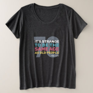 Camiseta Plus Size Idade Personalizada e Nome Aniversário do Mais vel