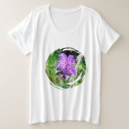 Camiseta Plus Size In voller Blüte – Damen T-Shirt Plus Size